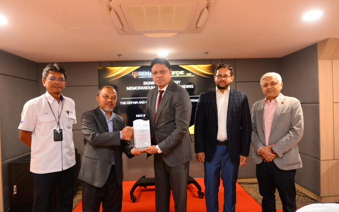 MoU Signing Ceremony between TNB REMACO and Max Infrastructure Limited (MIL)