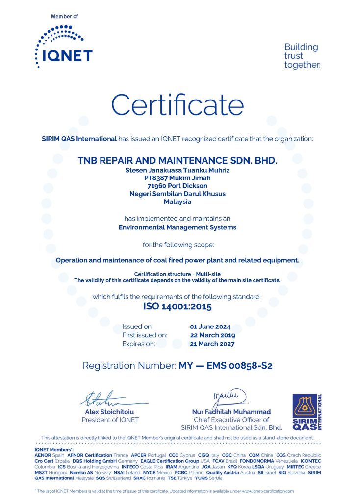 IQNET Certificate TNB REPAIR AND MAINTENANCE- Multi-site (EMS)_Page_5 TNB REMACO Homepage 11