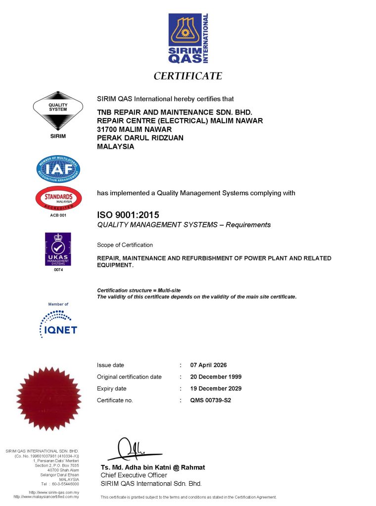 QMS_ISO_9001-2015_SIRIM_Page_5 TNB REMACO Homepage 22